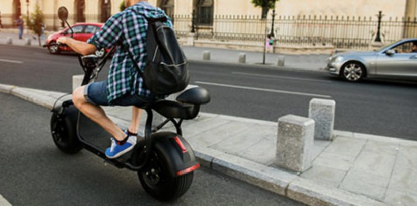 moda de los patinetes eléctricos