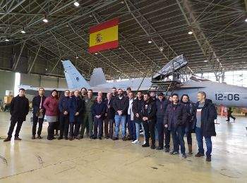 AUCAL Bussines School Base Aérea Torrejón: alumnos de INISEG conocen en detalle la historia de las fuerzas aéreas españolas